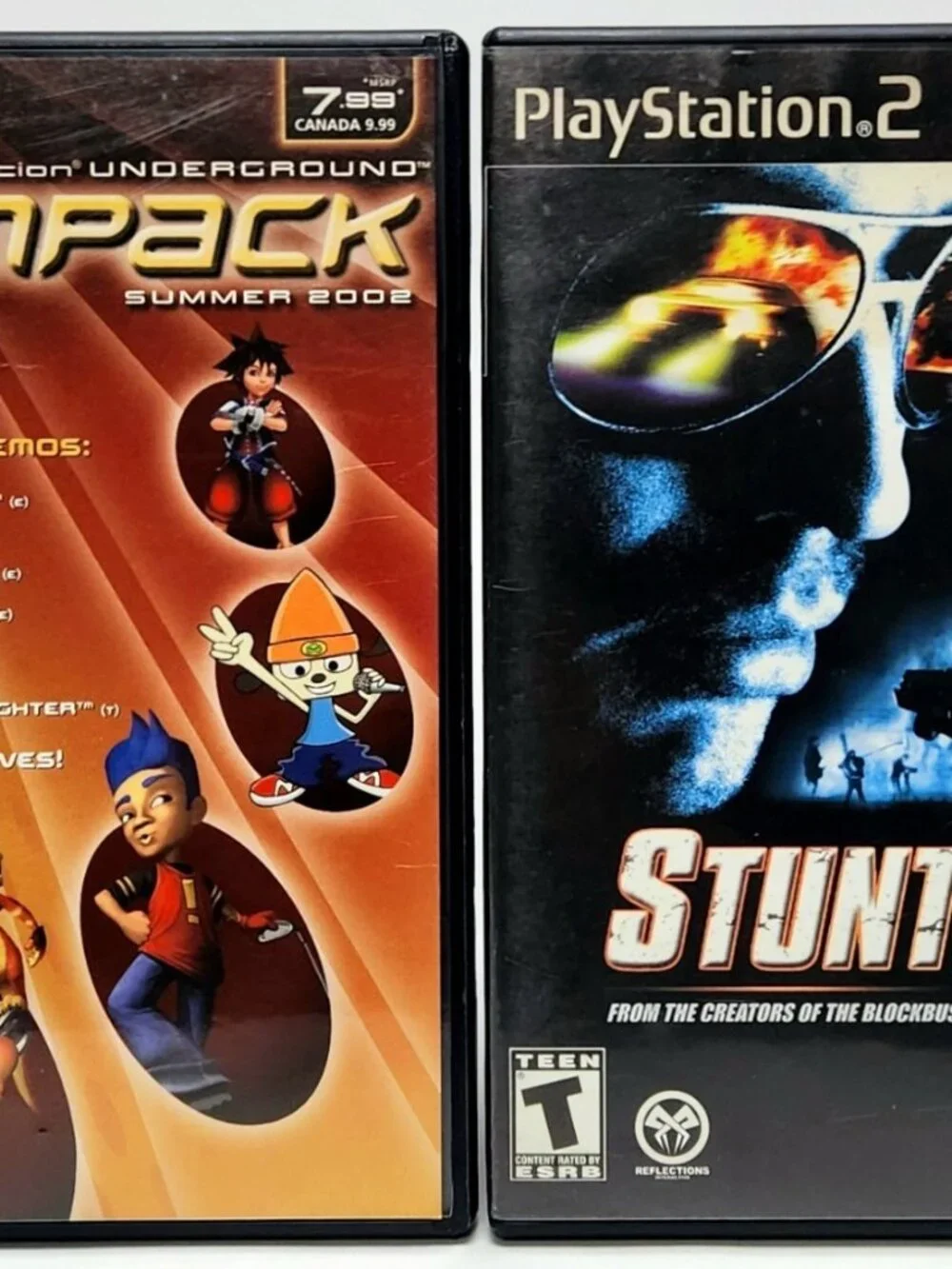 Stuntman PS2 & PlayStation Underground Jampack: Summer 2002 PS2 Game Bundle Lot